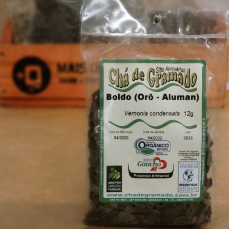 Chá de Boldo Orô Orgânico 12g Chá de Boldo Orô Orgânico 12g